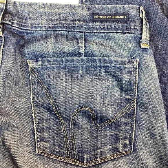 Citizens of Humanity COH Faye Stretch Low Waist Full Leg Jean